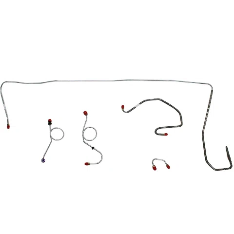 1970-1971 Dodge Challenger Complete Brake Line Kit Manual Front Disc CBK0530SS